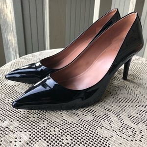 Vince Camuto Black Patent pointy toe pumps